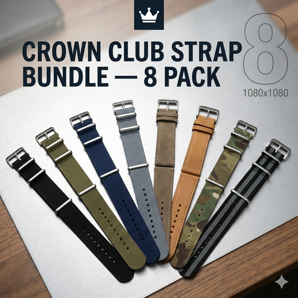 Crown Club Strap Bundle — 8 Pack