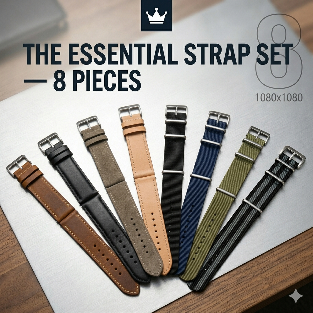 The Essential Strap Set — 8 Pieces